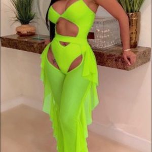 2 sets of swimwear and coverup